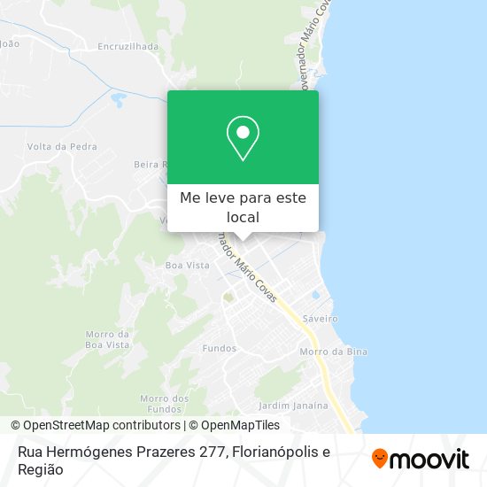 Rua Hermógenes Prazeres 277 mapa