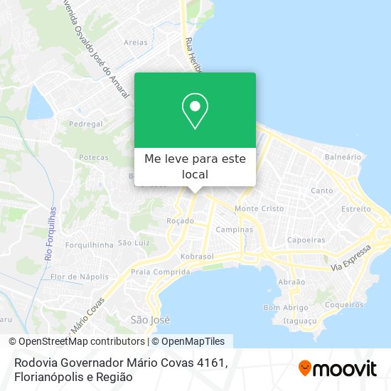 Rodovia Governador Mário Covas 4161 mapa