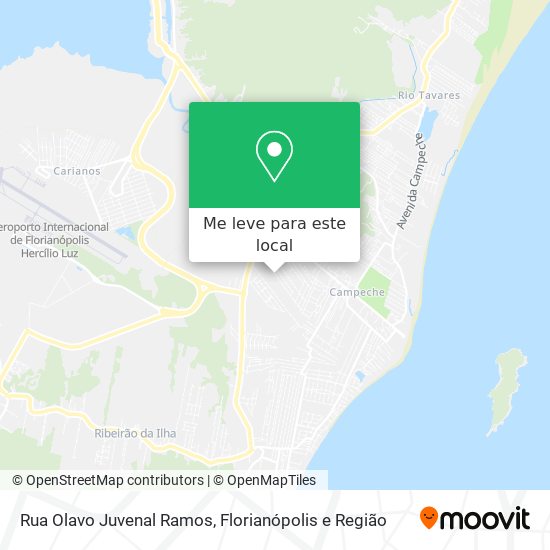 Rua Olavo Juvenal Ramos mapa