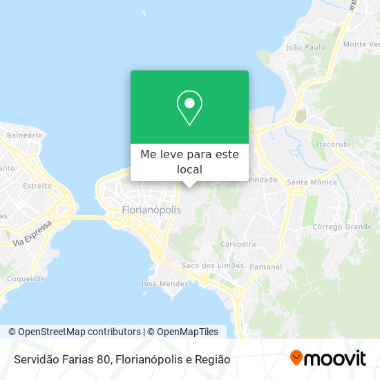 Servidão Farias 80 mapa