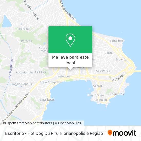 Escritório - Hot Dog Du Piru mapa