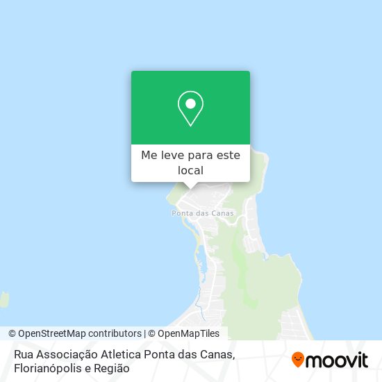 Rua Associação Atletica Ponta das Canas mapa