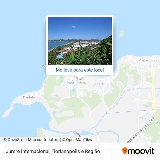 Jurere Internacional mapa