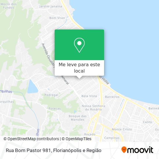 Rua Bom Pastor 981 mapa