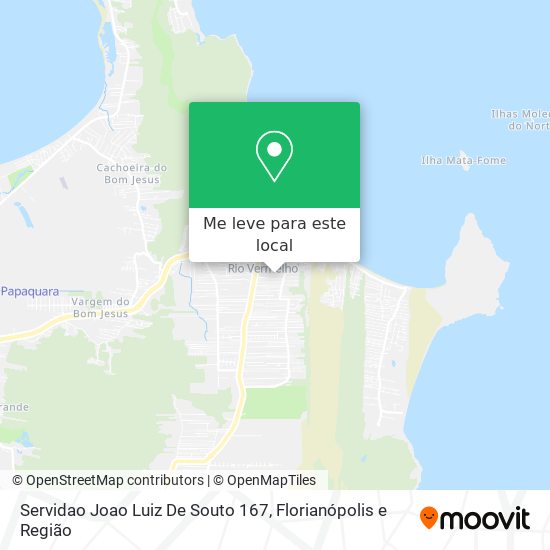 Servidao Joao Luiz De Souto 167 mapa
