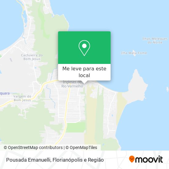 Pousada Emanuelli mapa