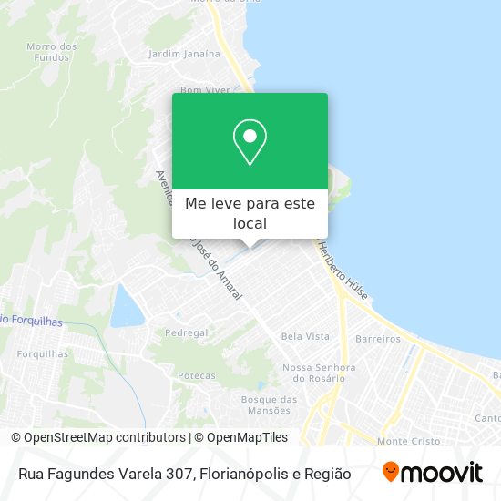 Rua Fagundes Varela 307 mapa