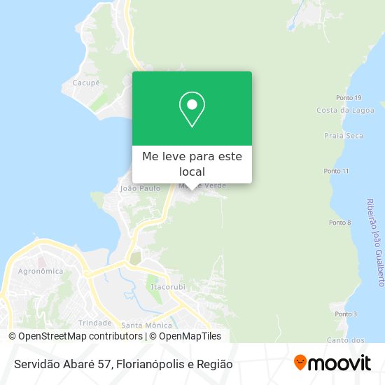 Servidão Abaré 57 mapa