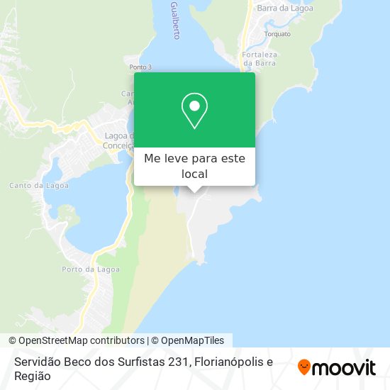 Servidão Beco dos Surfistas 231 mapa