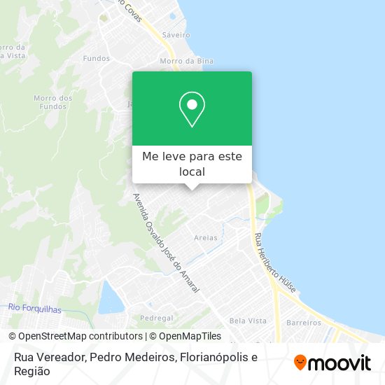 Rua Vereador, Pedro Medeiros mapa