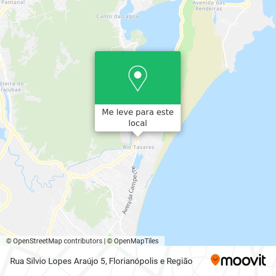 Rua Silvio Lopes Araújo 5 mapa