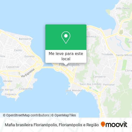 Mafia brasileira Florianópolis mapa