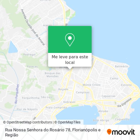 Rua Nossa Senhora do Rosário 78 mapa
