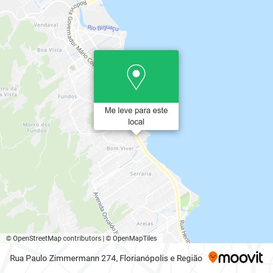 Rua Paulo Zimmermann 274 mapa