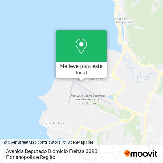 Avenida Deputado Diomício Freitas 3393 mapa