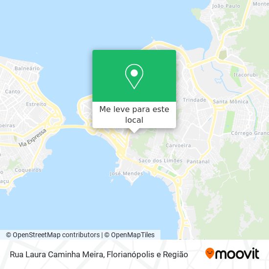 Rua Laura Caminha Meira mapa