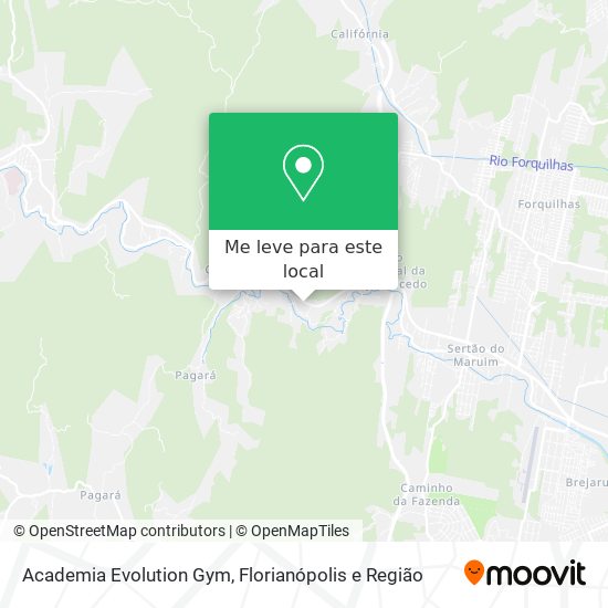 Academia Evolution Gym mapa