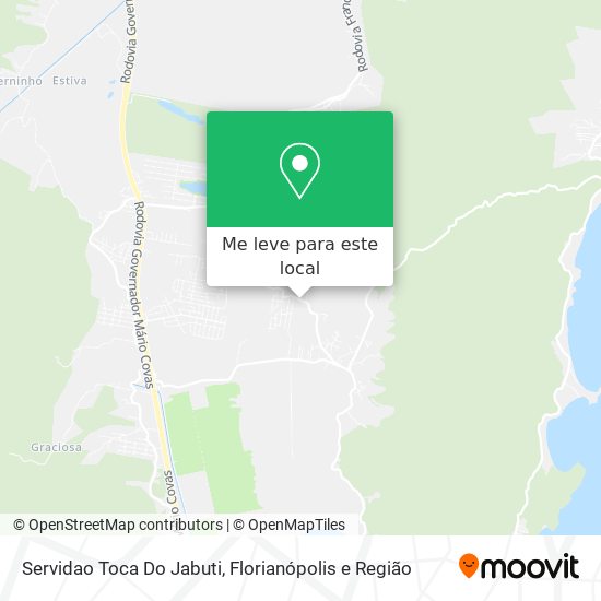 Servidao Toca Do Jabuti mapa