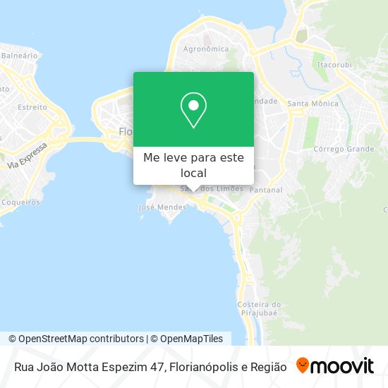 Rua João Motta Espezim 47 mapa
