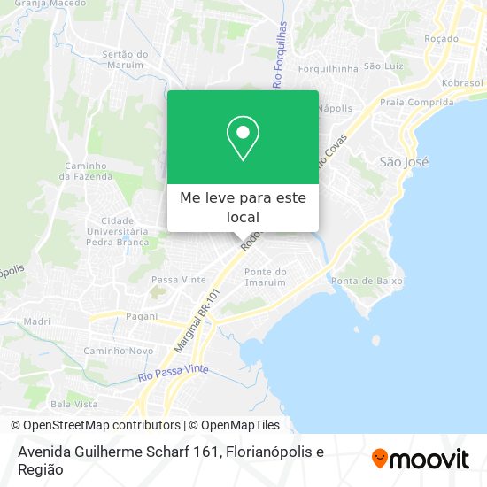 Avenida Guilherme Scharf 161 mapa