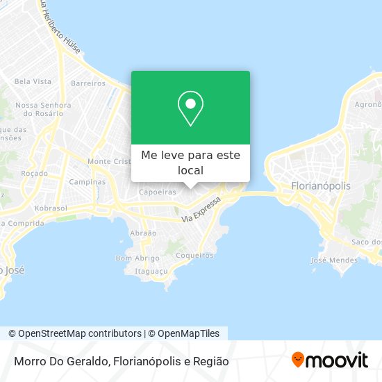 Morro Do Geraldo mapa