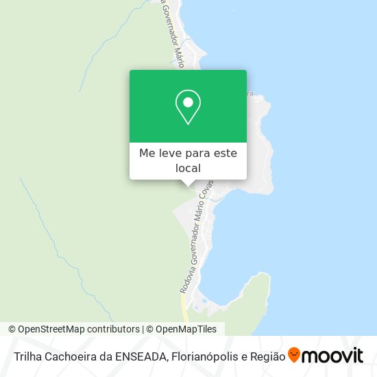 Trilha Cachoeira da ENSEADA mapa