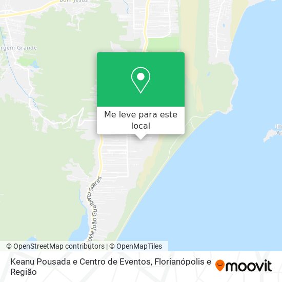 Keanu Pousada e Centro de Eventos mapa