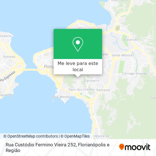 Rua Custódio Fermino Vieira 252 mapa