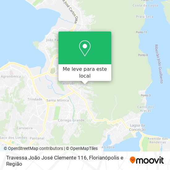 Travessa João José Clemente 116 mapa