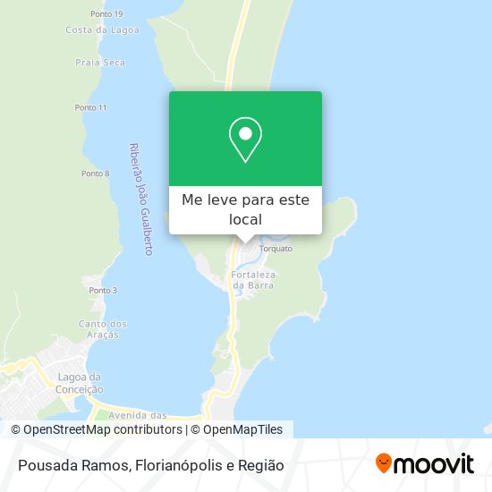 Pousada Ramos mapa