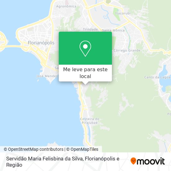 Servidão Maria Felisbina da Silva mapa