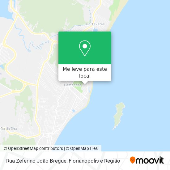 Rua Zeferino João Bregue mapa