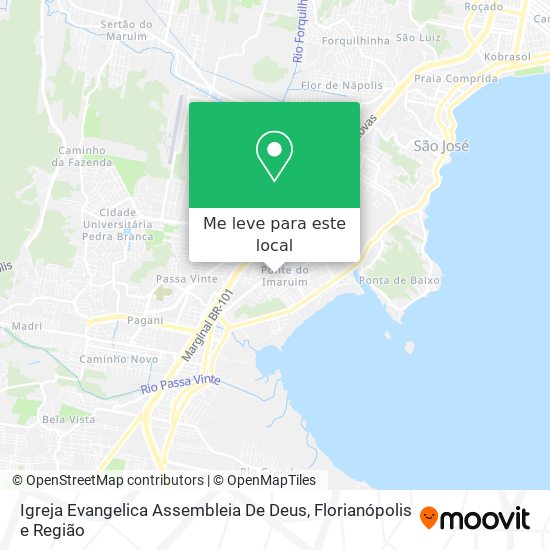 Igreja Evangelica Assembleia De Deus mapa