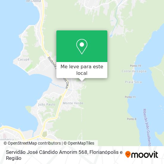 Servidão José Cândido Amorim 568 mapa