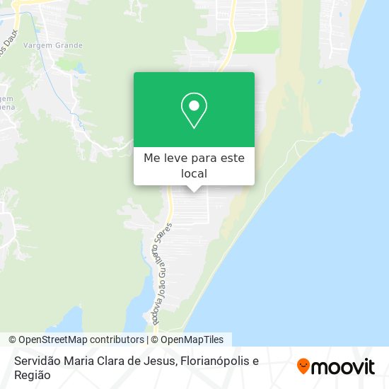 Servidão Maria Clara de Jesus mapa