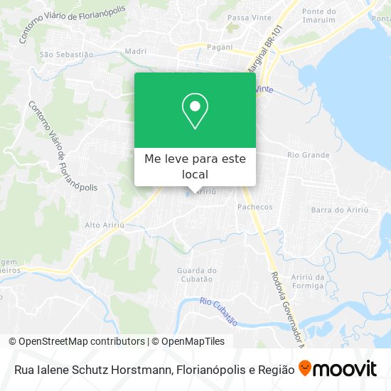 Rua Ialene Schutz Horstmann mapa