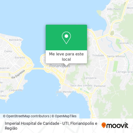 Imperial Hospital de Caridade - UTI mapa