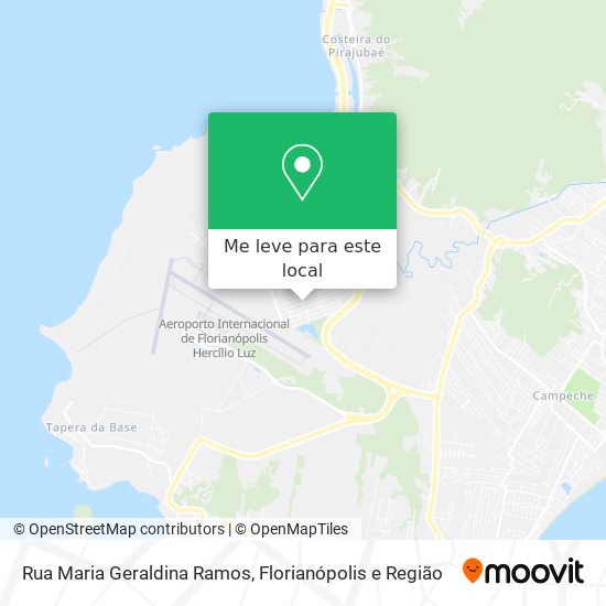 Rua Maria Geraldina Ramos mapa