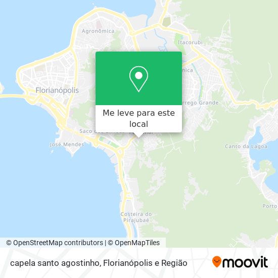 capela santo agostinho mapa