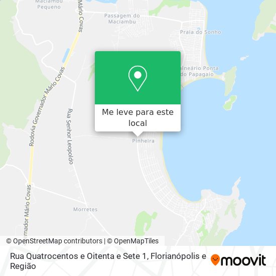 Rua Quatrocentos e Oitenta e Sete 1 mapa