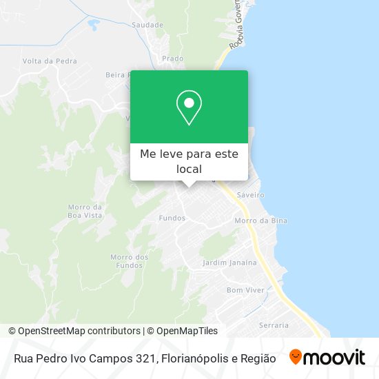 Rua Pedro Ivo Campos 321 mapa