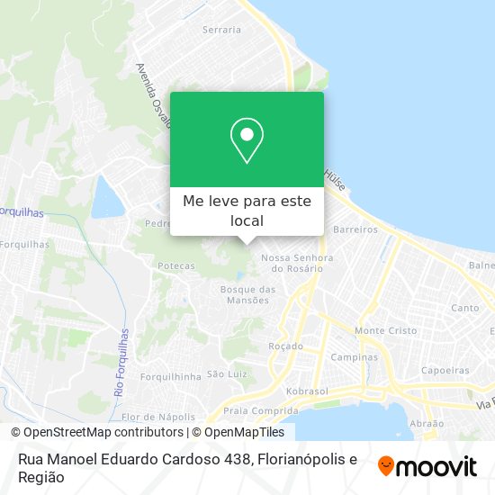 Rua Manoel Eduardo Cardoso 438 mapa