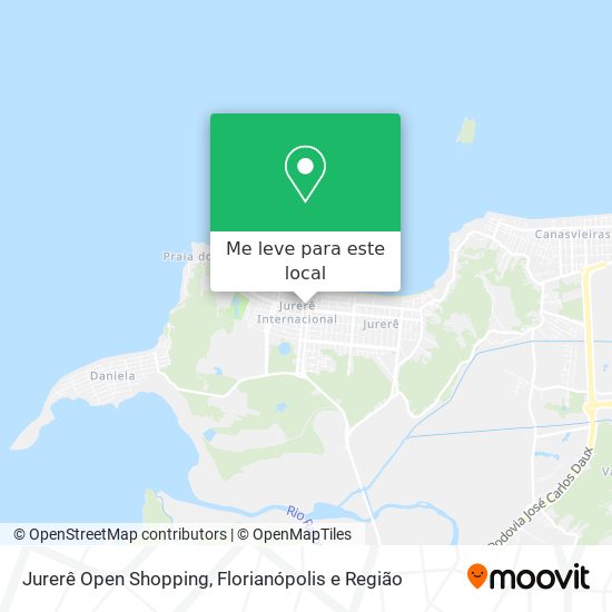 Jurerê Open Shopping mapa