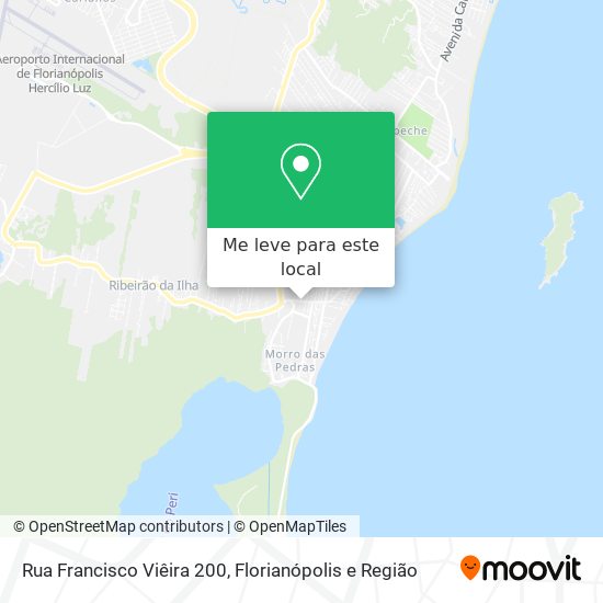 Rua Francisco Viêira 200 mapa