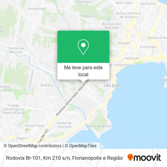 Rodovia Br-101, Km 210 s/n mapa