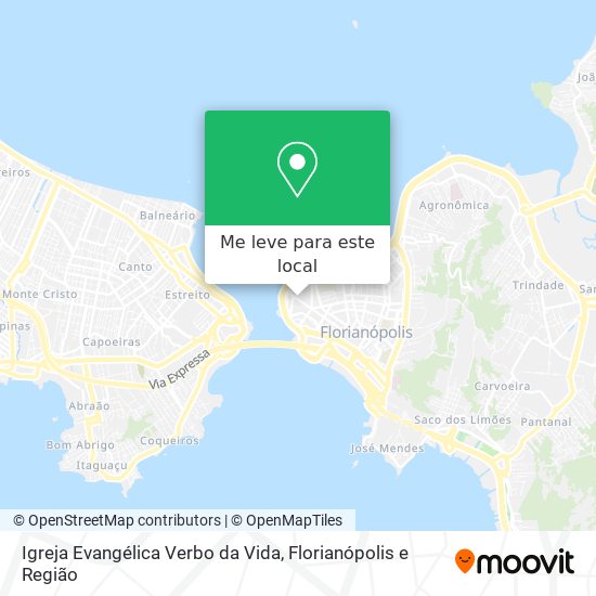 Igreja Evangélica Verbo da Vida mapa
