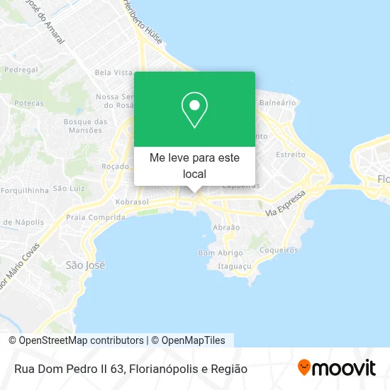 Rua Dom Pedro II 63 mapa