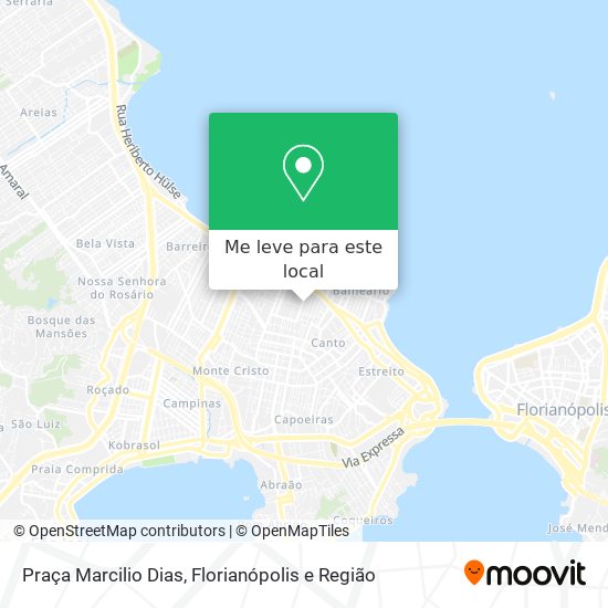 Praça Marcilio Dias mapa