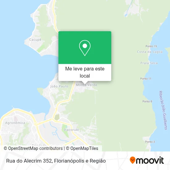 Rua do Alecrim 352 mapa