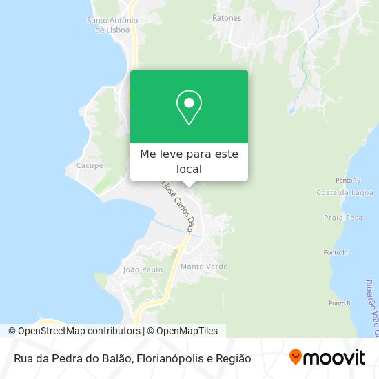 Rua da Pedra do Balão mapa